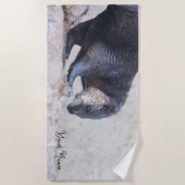 Otterly Sleek Strandtuch (Vorderseite)