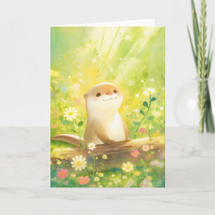 Otters Blumenreicher Tag Karte