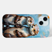 Otters Case-Mate iPhone Hülle (Rückseite (Horizontal))
