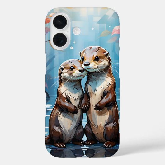 Otters Case-Mate iPhone Hülle (Rückseite)