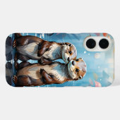 Otters Case-Mate iPhone Hülle (Rückseite (Horizontal))