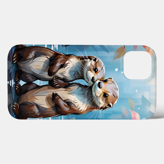 Otters Case-Mate iPhone Hülle (Rückseite (Horizontal))