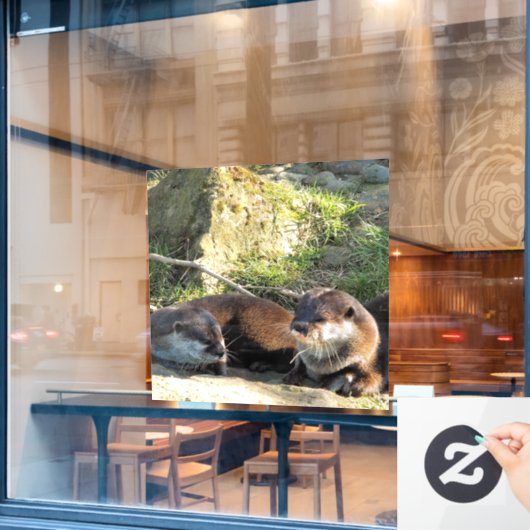 OTTERS FENSTERAUFKLEBER (Café-Fenster)