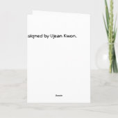 Otters Geburtswünsche Karte (Rückseite)