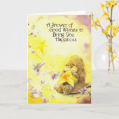 Otters Geburtswünsche Karte (Gelbe Blume)