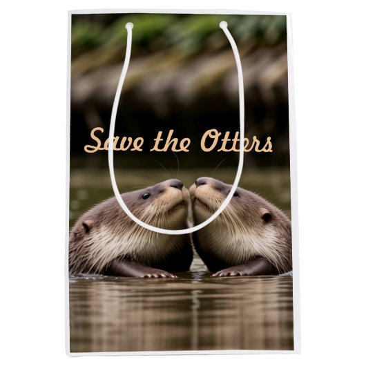 Otters gerettet mittlere geschenktüte (Vorderseite)