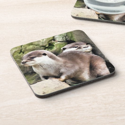 OTTERS GETRÄNKEUNTERSETZER (Linke Seite)