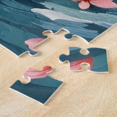 Otters Holding Paws with Valentine Lantern Puzzle (Seite)