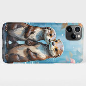 Otters iPhone Hülle (Rückseite (Horizontal))
