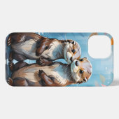 Otters iPhone Hülle (Rückseite (Horizontal))