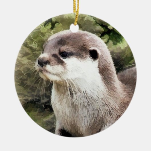 OTTERS KERAMIK ORNAMENT (Vorne)