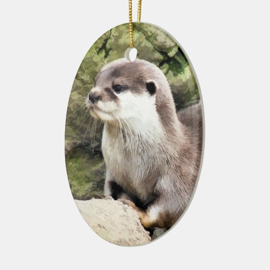 OTTERS KERAMIKORNAMENT (Links)