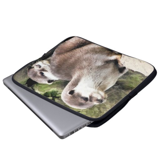 OTTERS LAPTOPSCHUTZHÜLLE (Vorne Knopf)