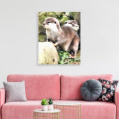 OTTERS LEINWANDDRUCK (Insitu (Wohnzimmer))