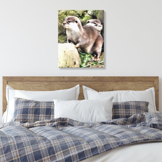 OTTERS LEINWANDDRUCK (Insitu (Schlafzimmer))