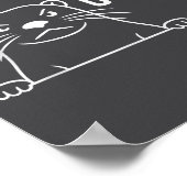 Otters Otter Help Each Otter Funny Otter Quote Poster (Ecke)