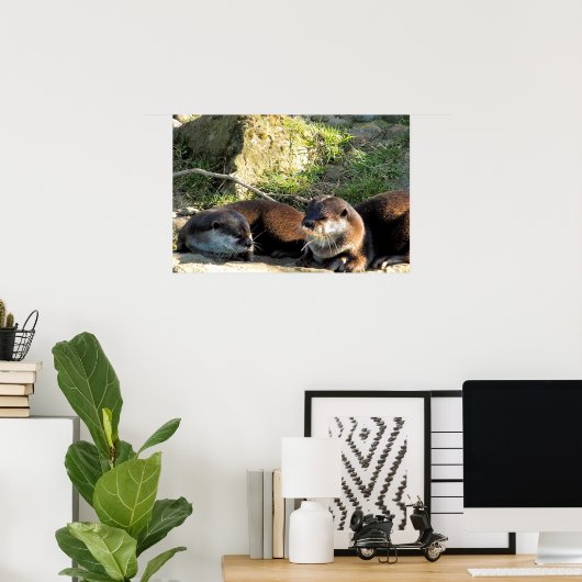 OTTERS POSTER (Heimbüro)