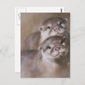 Otters Postkarte (Vorne/Hinten)