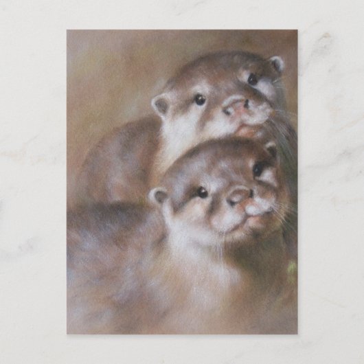 Otters Postkarte (Vorderseite)