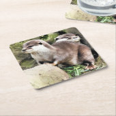 OTTERS RECHTECKIGER PAPPUNTERSETZER (angewinkelt)