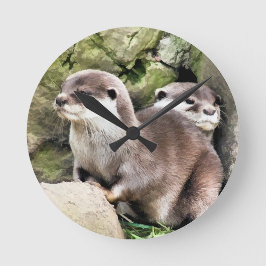 OTTERS RUNDE WANDUHR (Vorderseite)