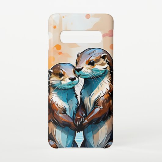 Otters Samsung Galaxy Hülle (Rückseite)