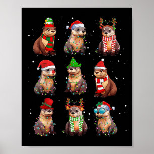 Otters Weihnachtsbeleuchtung Dekoration Funny Sea 