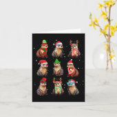 Otters Weihnachtsbeleuchtung Dekoration Funny Sea  Karte (Gelbe Blume)