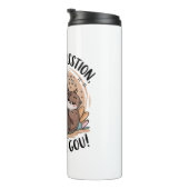 Ottery Expression Niedlich Sloth und Baby Thermosbecher (Nach rechts gedreht)