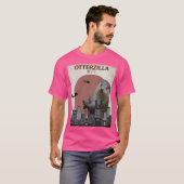 Otterzilla - Großes Otter-Monster T-Shirt (Vorne ganz)