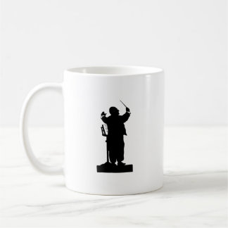 Otto Bohler Silhouette Anton Bruckner Kaffeetasse
