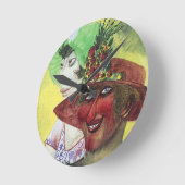 Otto Dix Prostituiert Desk Organisator Runde Wanduhr (Winkel)