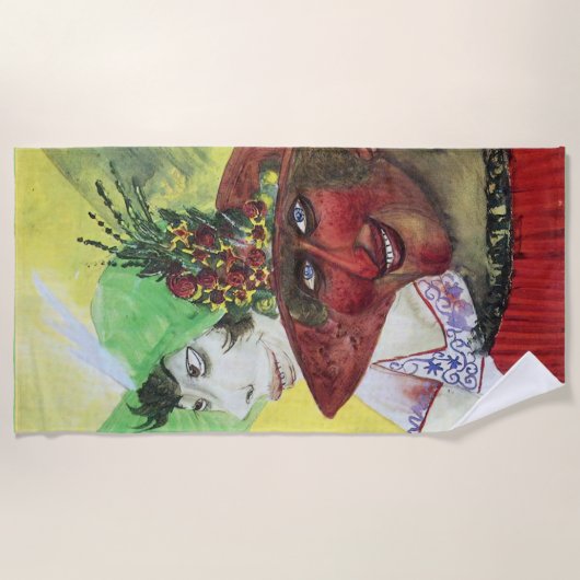 Otto Dix, Prostituierte Strandtuch (Vorderseite)