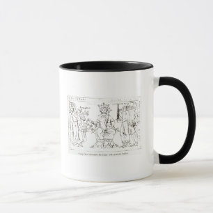 Otto I einreichend bei Berenger II Tasse
