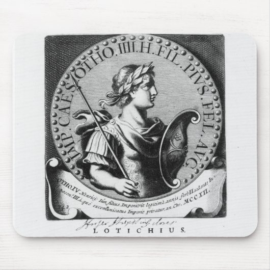 Otto IV von Brunswick Mousepad (Vorne)