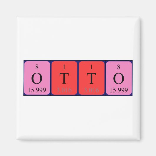 Otto-Periodenmagnet Magnet (Vorne)