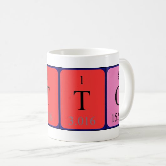 Otto Periodenname Tasse (VorderseiteRechts)