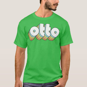 Otto Retro Rainbow Typografie Faded Style T-Shirt