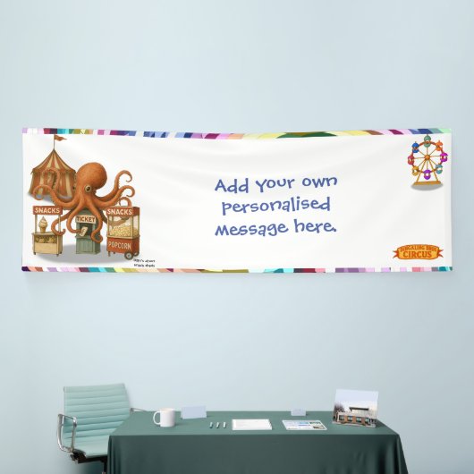 Otto’s circus snack shack banner (Messeveranstaltung)