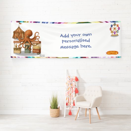 Otto’s circus snack shack banner (Insitu)