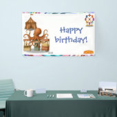 Otto’s circus snack shack birthday banner (Messeveranstaltung)