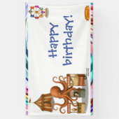 Otto’s circus snack shack birthday banner (Vertikal)