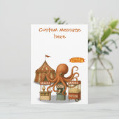 Otto’s circus snack shack dankeskarte (Stehend Vorderseite)