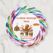 Otto’s circus snack shack geschenkanhänger (Rückseite)