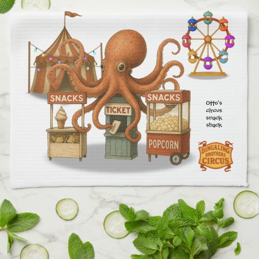 Otto’s circus snack shack geschirrtuch (Gefaltet)