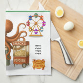 Otto’s circus snack shack geschirrtuch (Viertel Falte)