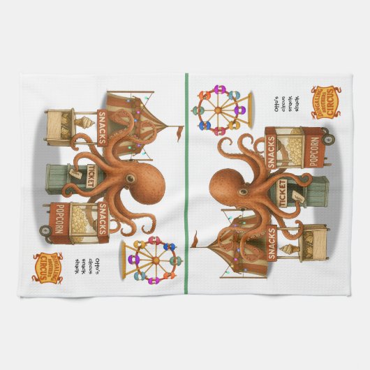 Otto’s circus snack shack geschirrtuch (Horizontal)