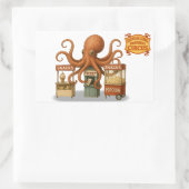 Otto’s circus snack shack rechteckiger aufkleber (Tasche)