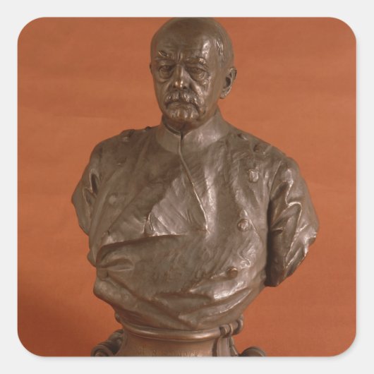 Otto von Bismarck, 1886 Quadratischer Aufkleber (Vorderseite)