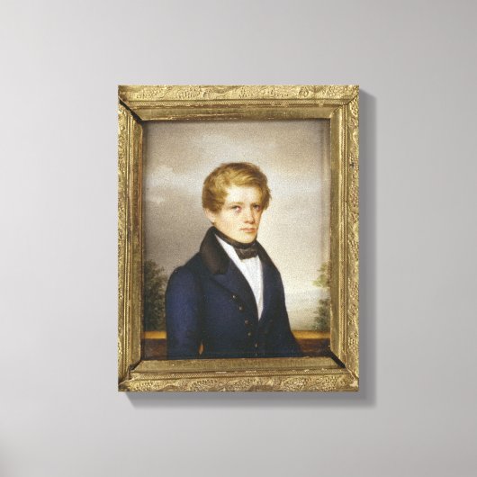 Otto von Bismarck als Student, 1833 Leinwanddruck (Vorderseite)